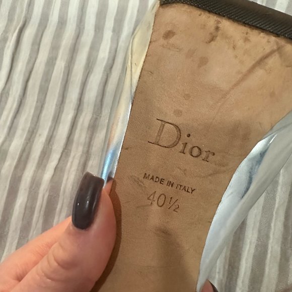 Christian Dior Silver Slingback - Picture 3 of 3